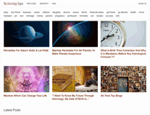 Tablet Screenshot of myastrologysigns.com